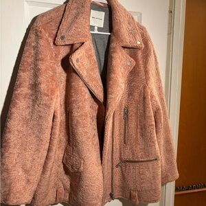 Avec Les Filles Blush Teddy Jacket